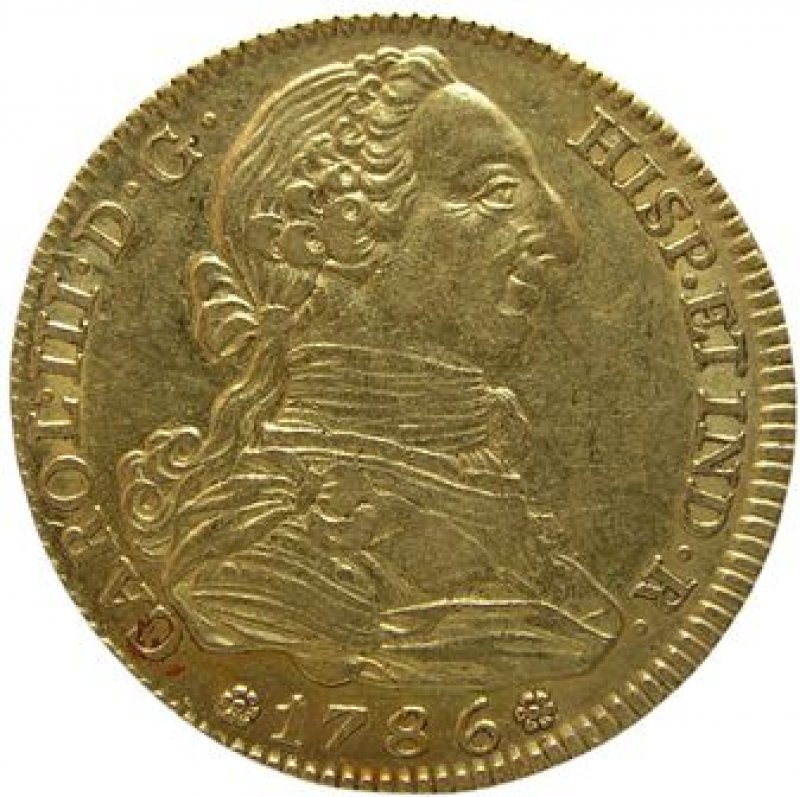 Cuatro escudos Año 1786.