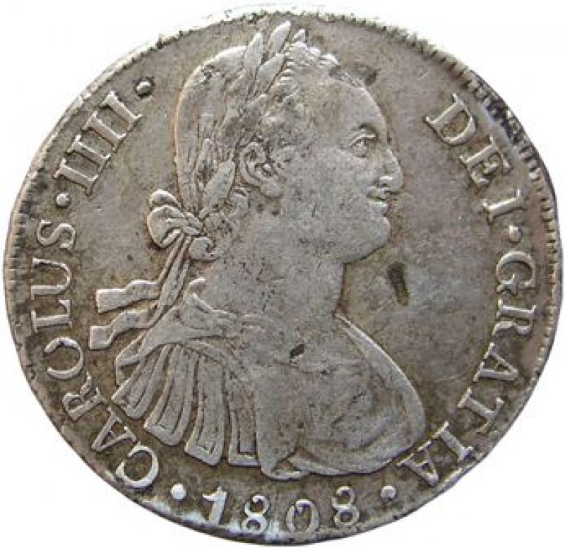 Real de a 8 Año 1808.