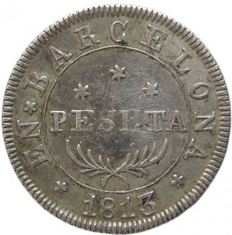 Peseta Año 1813.