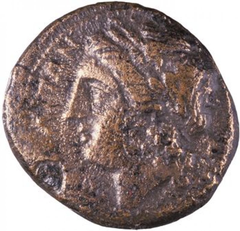 Moneda de bronce Años 270-250 a. C.