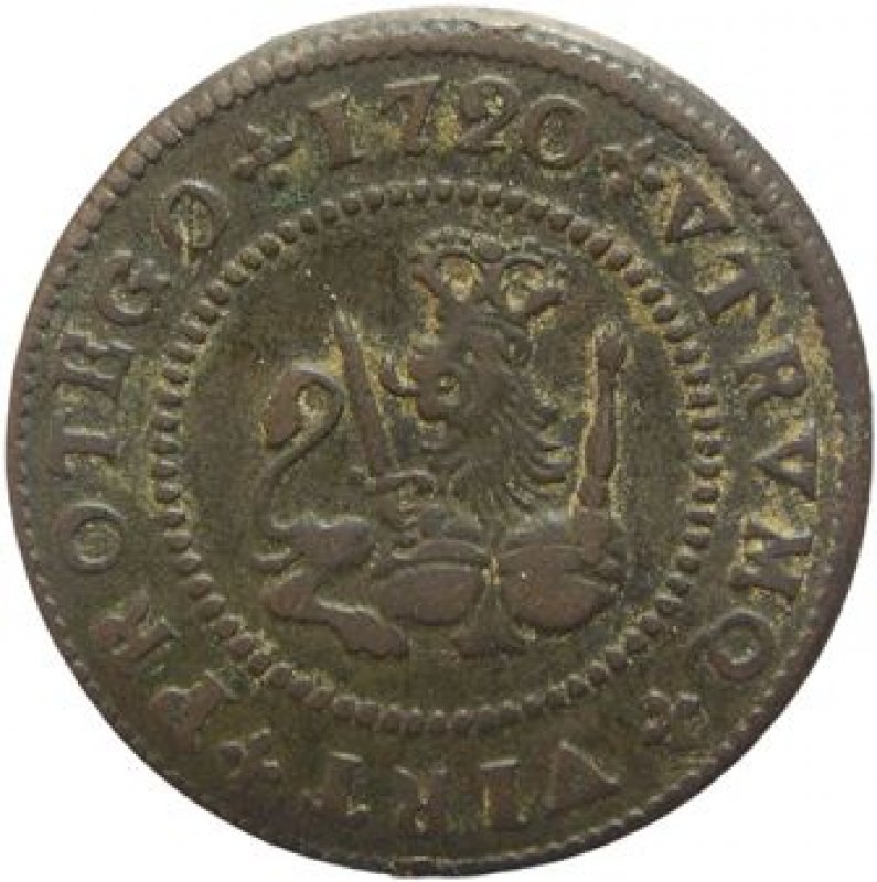 Cuatro maravedís Año 1720.