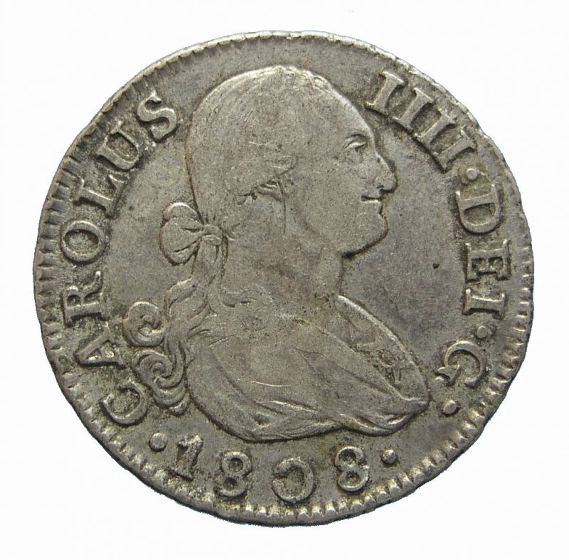 Real de a 2 Año 1808