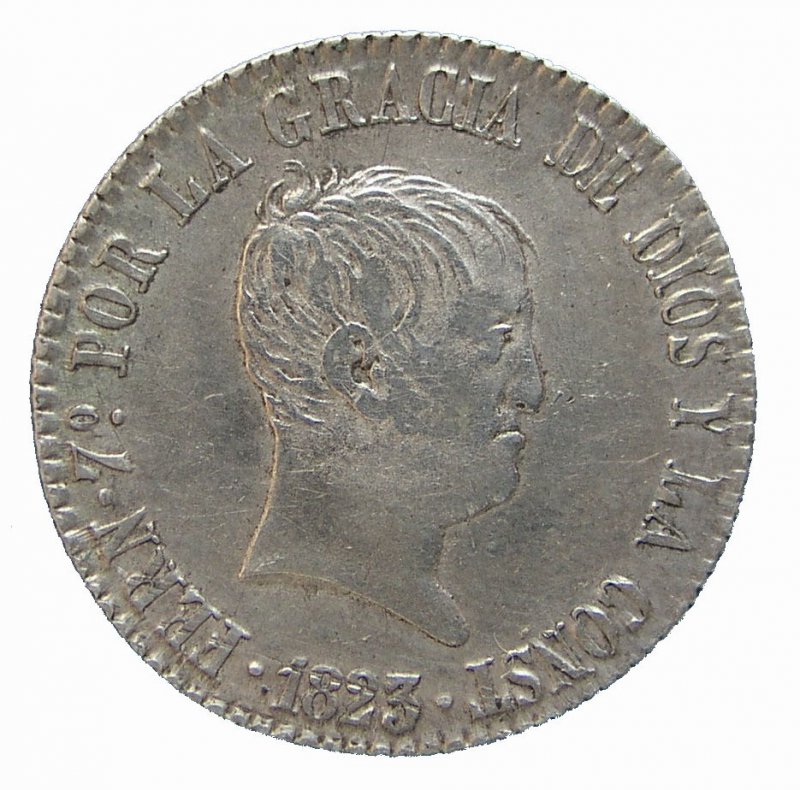 Real de a 4 Año 1822