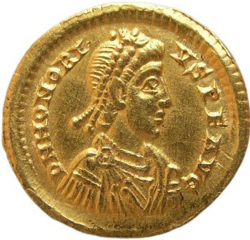Sólido Años 394-395 d. C.